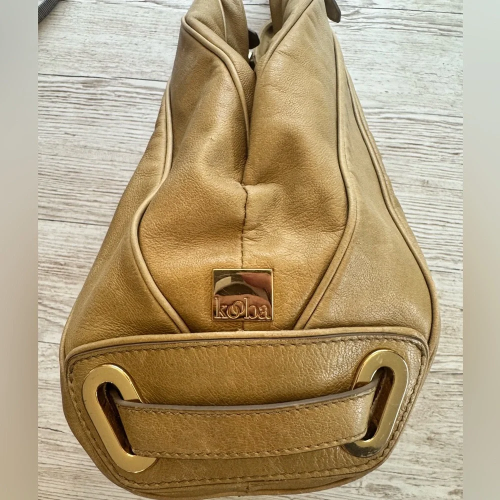 Kooba Large Leather Hobo Shoulder Bag Purse